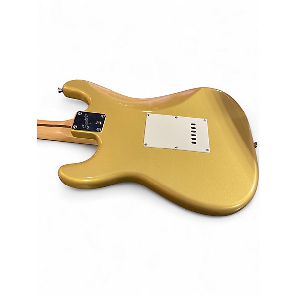 Used 2014 Squier Bullet Stratocaster Gold Solid Body Electric Guitar
