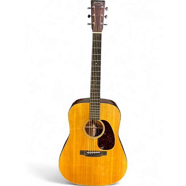 Used Martin D18 Natural Acoustic Guitar