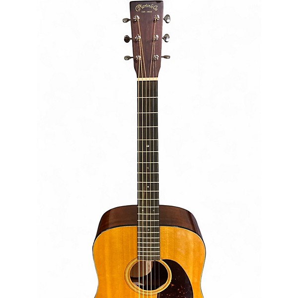 Used Martin D18 Natural Acoustic Guitar