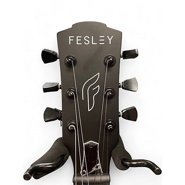 Used Fesley Deluxe Edition Black Solid Body Electric Guitar