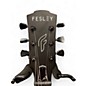 Used Fesley Deluxe Edition Black Solid Body Electric Guitar