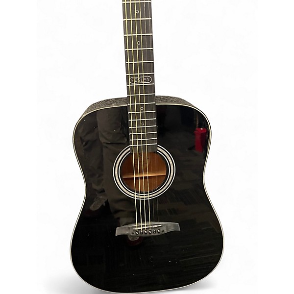 Used Fesley Deluxe Edition Black Acoustic Guitar