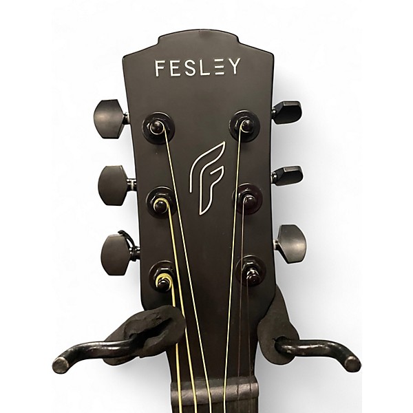 Used Fesley Deluxe Edition Black Acoustic Guitar
