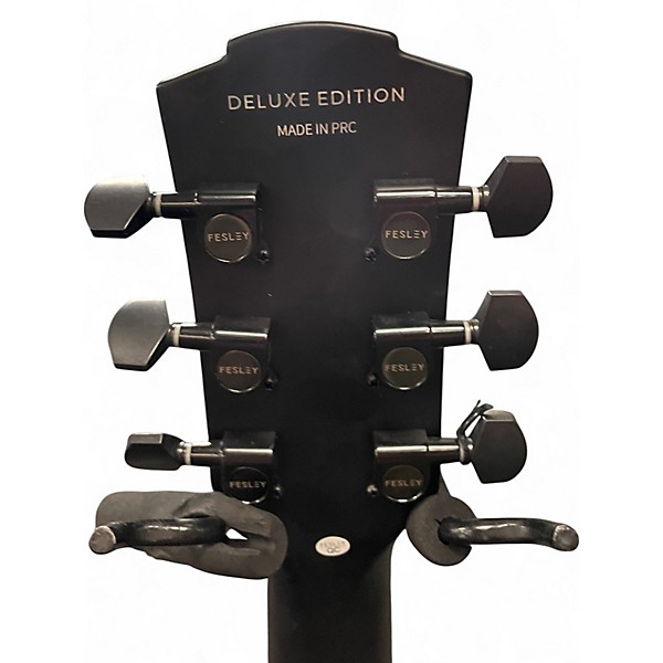 Used Fesley Deluxe Edition Black Acoustic Guitar