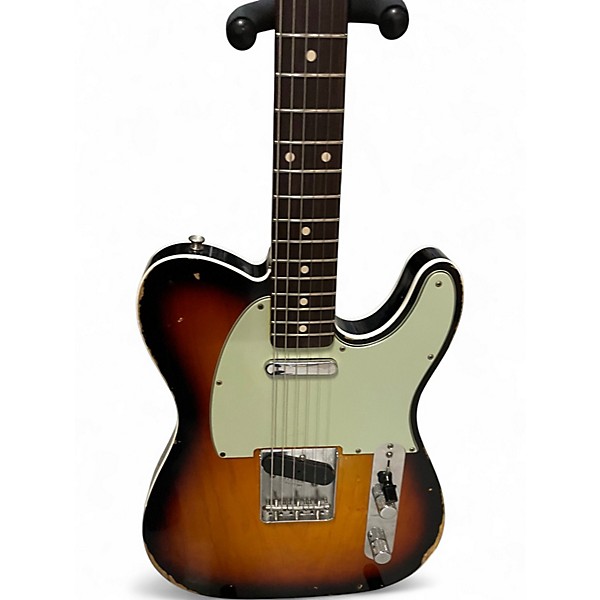 Used 2016 Wildwood WILDWOOD 10 62 TELECASTER CUSTOM RELIC SUNBURST Solid Body Electric Guitar