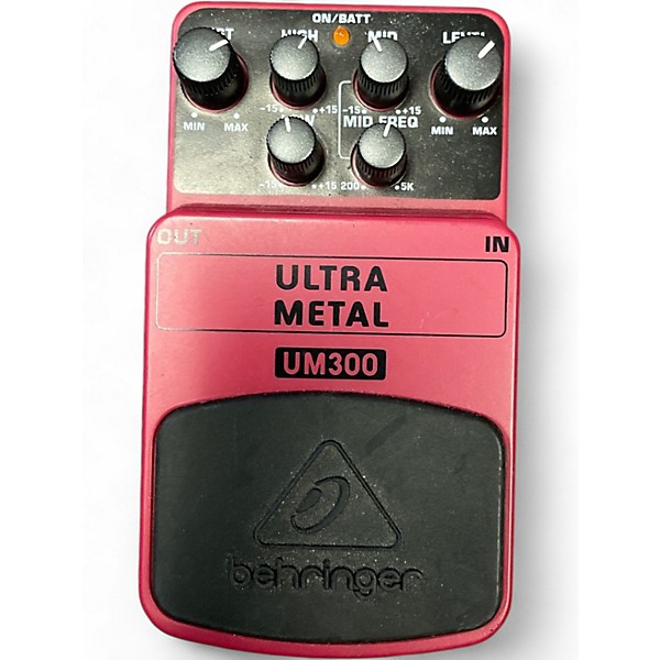Used Behringer UM300 Ultra Metal Distortion Effect Pedal