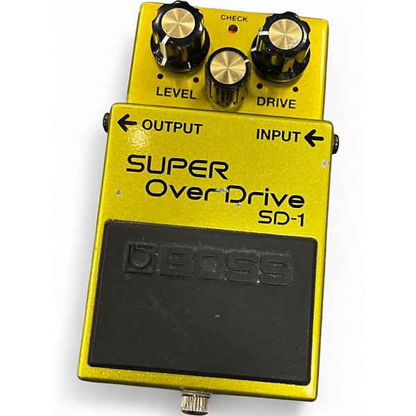 Used BOSS SD1 Super Overdrive 50TH ANNIVERSARY Effect Pedal