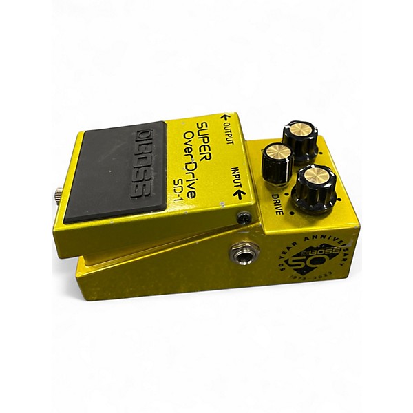 Used BOSS SD1 Super Overdrive 50TH ANNIVERSARY Effect Pedal