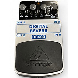 Used Behringer DR600 Digital Stereo Reverb Effect Pedal
