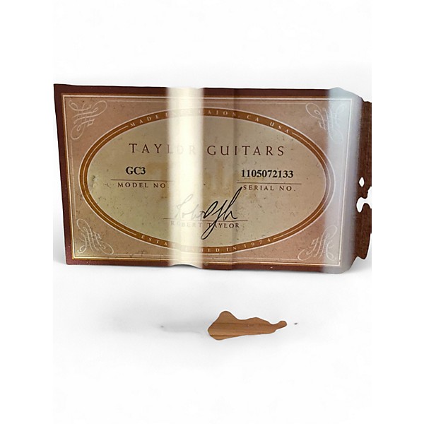 Used Taylor GC3 Natural Acoustic Guitar