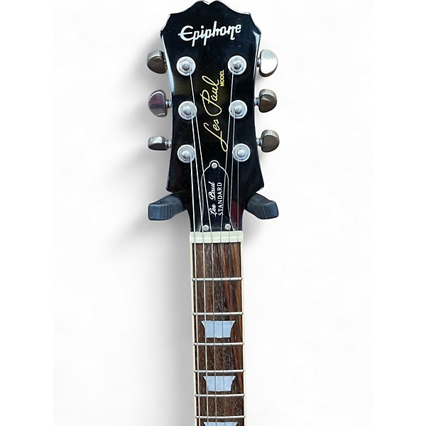 Used Epiphone Les Paul Standard Black Solid Body Electric Guitar