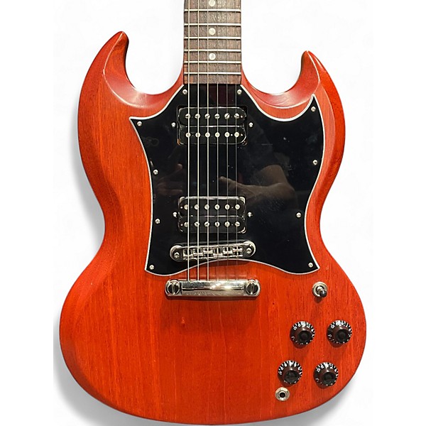 Used Gibson sg tribute Worn Cherry Solid Body Electric Guitar
