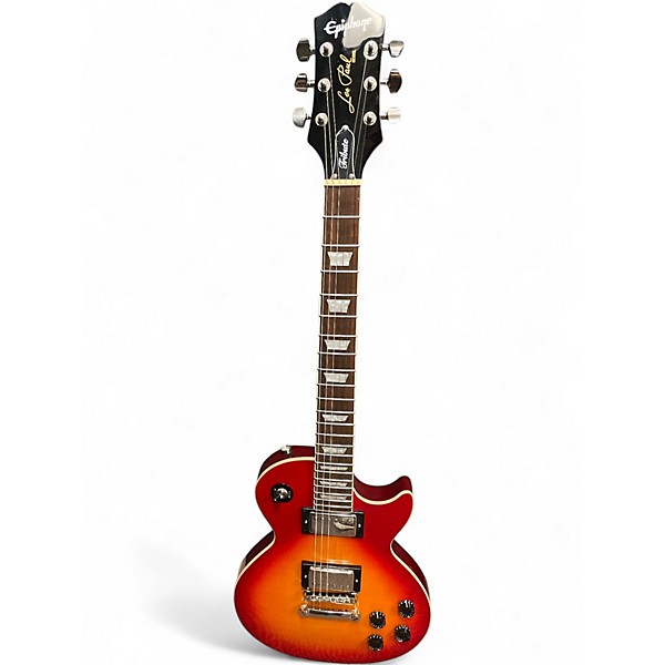 Used Epiphone Les Paul Tribute Plus Heritage Cherry Sunburst Solid Body Electric Guitar