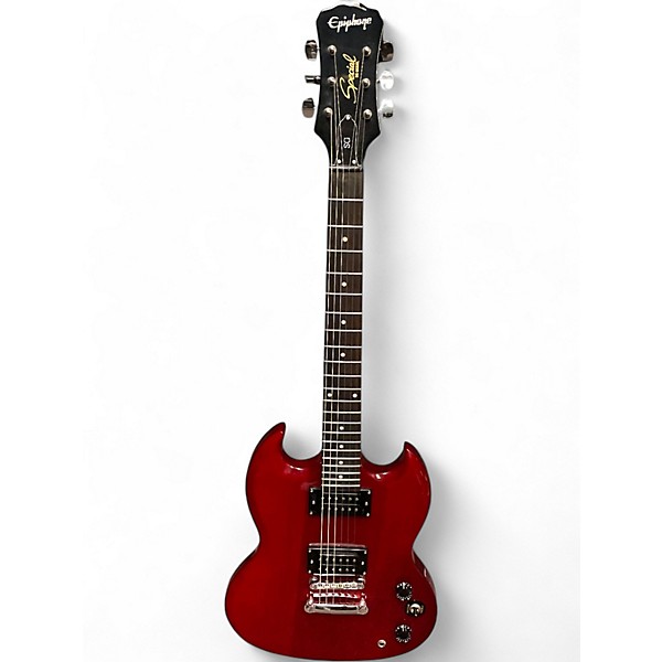 Used Epiphone SG Special Bolt On Red Solid Body Electric Guitar
