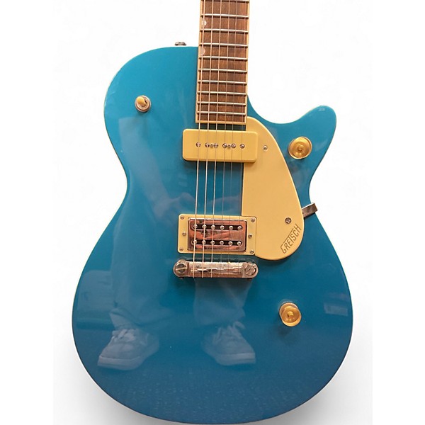 Used Gretsch Guitars G2215-P90 Streamliner Junior Turquoise Solid Body Electric Guitar