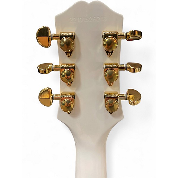 Used Epiphone Les Paul Custom Alpine White Solid Body Electric Guitar