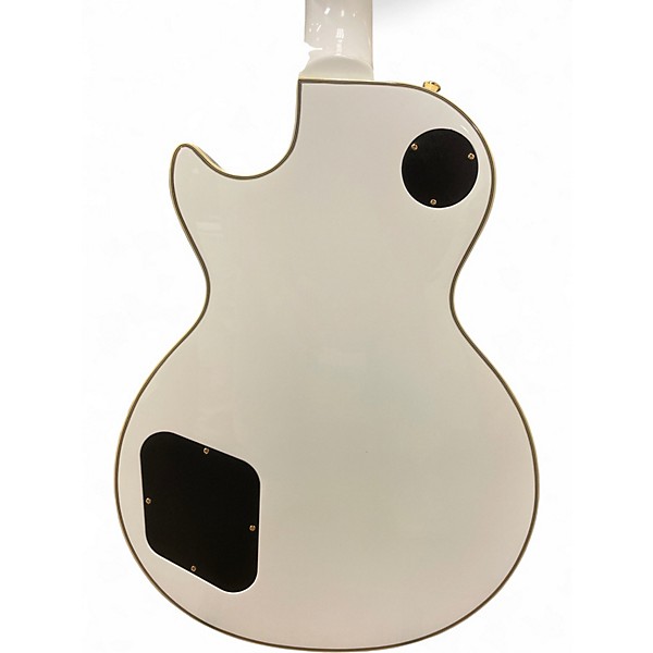 Used Epiphone Les Paul Custom Alpine White Solid Body Electric Guitar