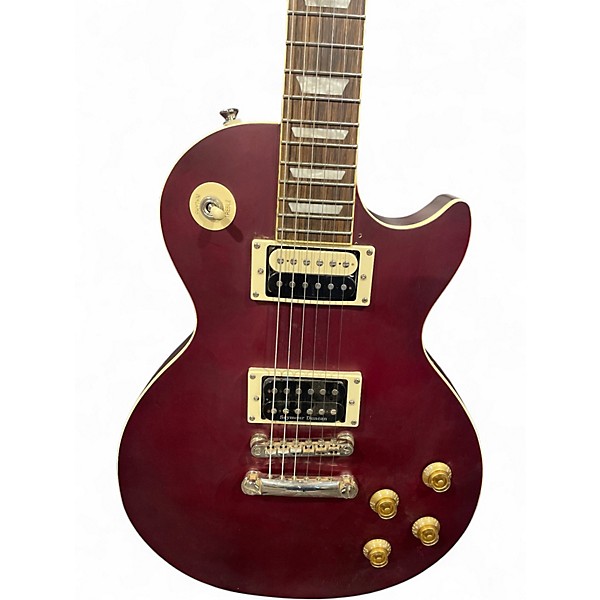 Used Epiphone Les Paul Traditional Pro IV Worn Wine Red Solid Body Electric Guitar
