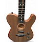 Used Fender American Acoustasonic Telecaster Natural Acoustic Electric Guitar