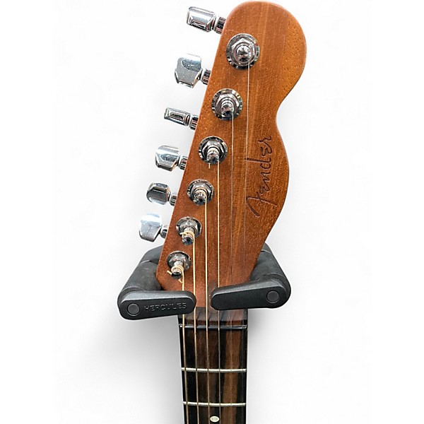 Used Fender American Acoustasonic Telecaster Natural Acoustic Electric Guitar