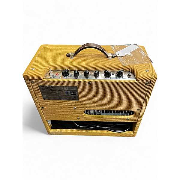 Used Fender Blues Junior Lacquered Tweed Tube Guitar Combo Amp