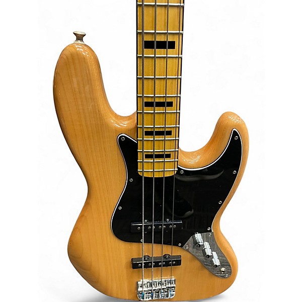 Used Squier Classic Vibe 70s Jazz Bass Natural Electric Bass Guitar