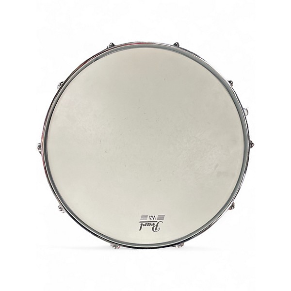 Used Pearl 14in Steel Shell Silver Drum