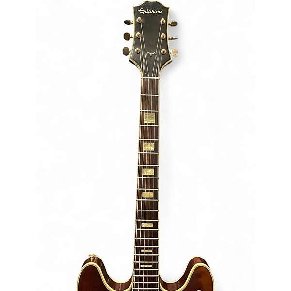 Used 1970s Epiphone EA255 Walnut Hollow Body Electric Guitar