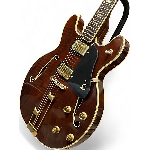 Used 1970s Epiphone EA255 Walnut Hollow Body Electric Guitar