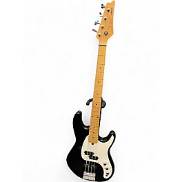 Vintage 1980s Ibanez P/J Black Electric Bass Guitar
