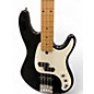 Vintage 1980s Ibanez P/J Black Electric Bass Guitar