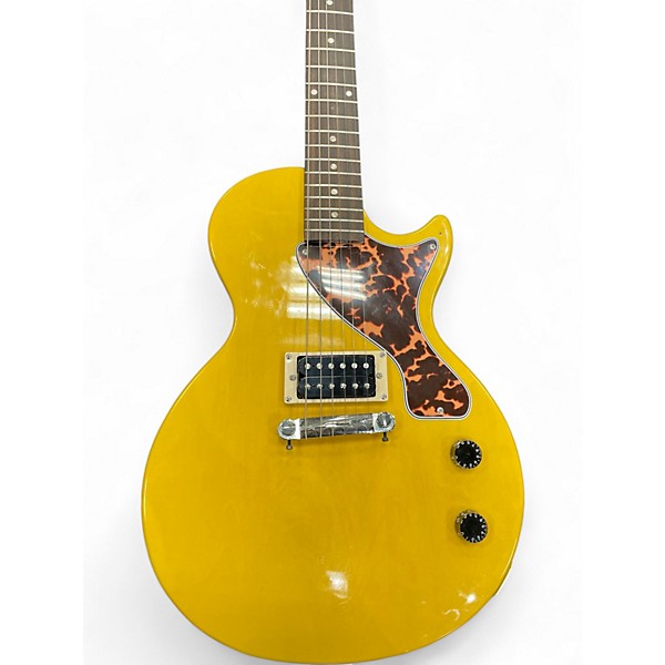 Used Epiphone Les Paul Junior Single Cut Worn TV Yellow Solid Body Electric Guitar