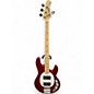 Used Sterling by Music Man STINGRAY 4 Red Electric Bass Guitar thumbnail
