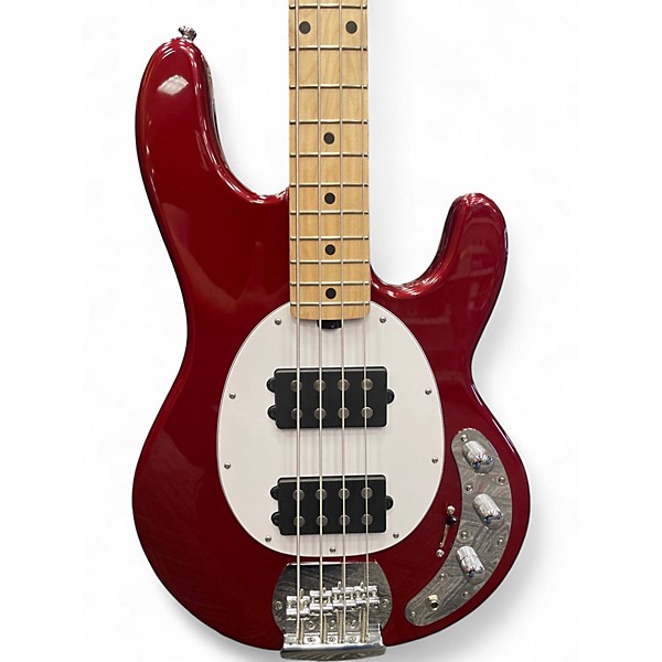 Used Sterling by Music Man STINGRAY 4 Red Electric Bass Guitar