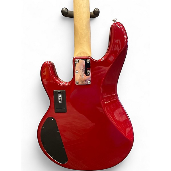 Used Sterling by Music Man STINGRAY 4 Red Electric Bass Guitar