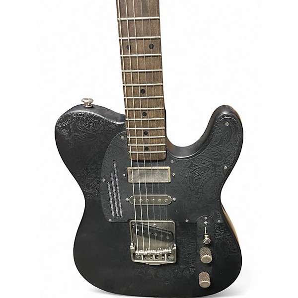 Used James Trussart STEELCASTER Black Solid Body Electric Guitar