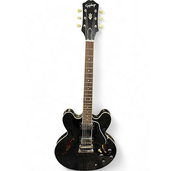 Used Epiphone ES335 TRADITIONAL PRO BLACK Hollow Body Electric Guitar