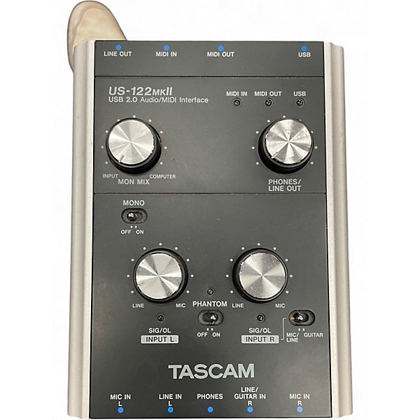 Used TASCAM US-122MKII Audio Interface