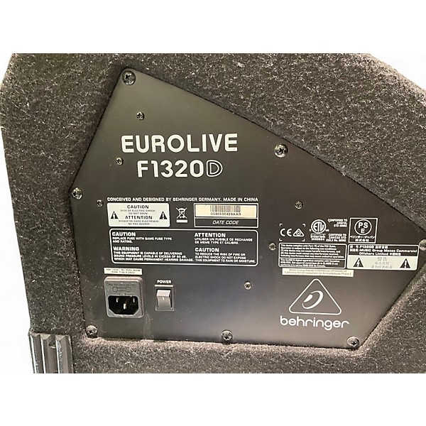 Used Behringer Eurolive f1320d Powered Speaker