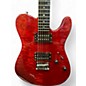 Used Fender DELUX TELECASTER QMT HH BING CHERRY TRANSPARENT Solid Body Electric Guitar
