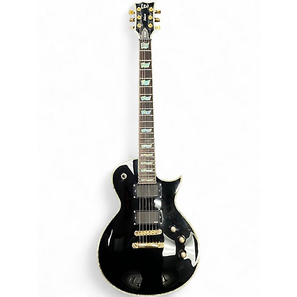 Used ESP LTD EC1000 Deluxe Black Solid Body Electric Guitar