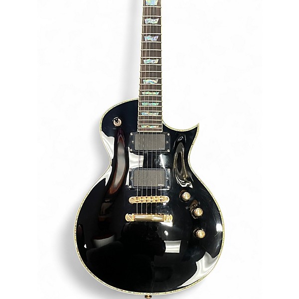 Used ESP LTD EC1000 Deluxe Black Solid Body Electric Guitar