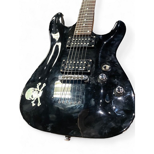 Used Schecter Guitar Research Omen 6 Black Solid Body Electric Guitar
