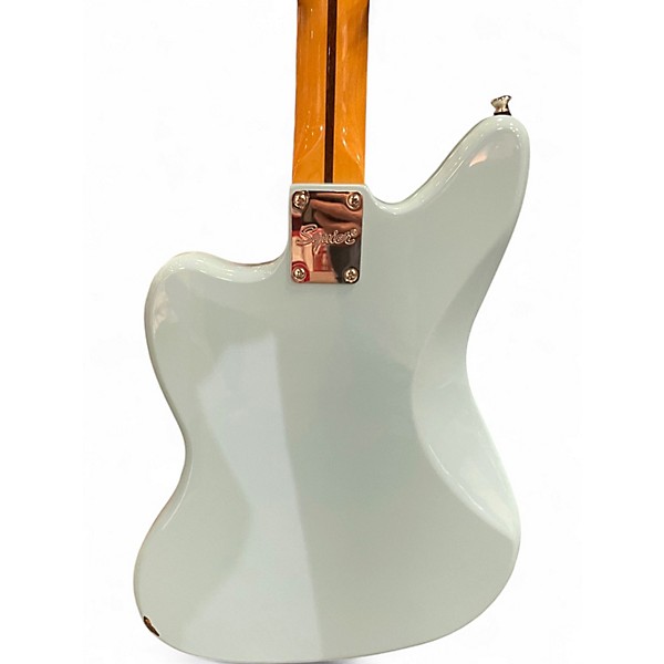 Used Squier Jaguar Daphne Blue Solid Body Electric Guitar