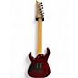 Used Ibanez RG4EXQM1 Trans Red Burst Solid Body Electric Guitar