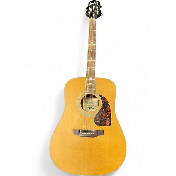 Used Epiphone DR500M Masterbuilt Natural Acoustic Guitar