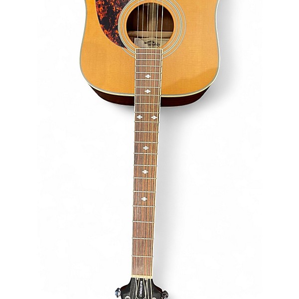 Used Epiphone DR500M Masterbuilt Natural Acoustic Guitar