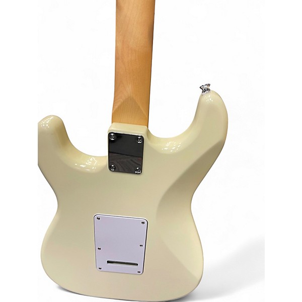 Used Fender Standard Stratocaster Olympic White Solid Body Electric Guitar