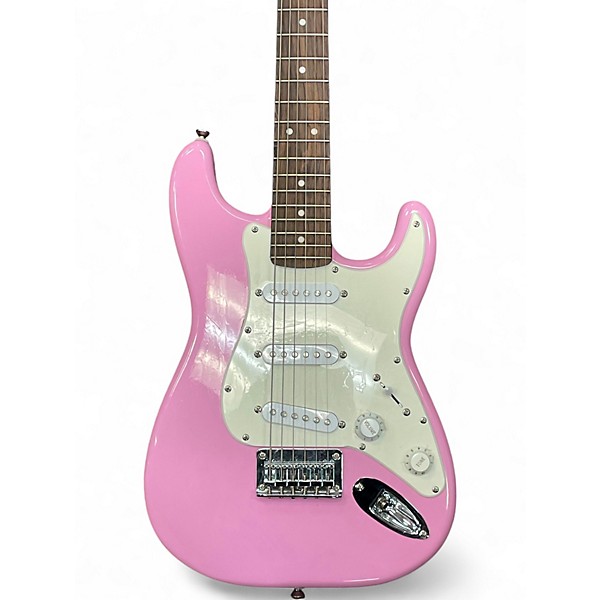 Used Squier Mini Affinity Stratocaster Pink Electric Guitar