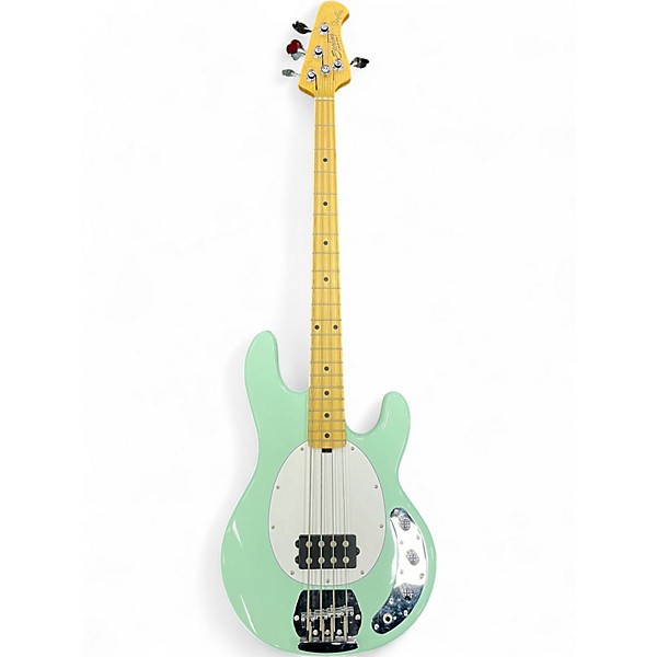 Used Sterling by Music Man SUB SERIES STINGRAY Green Electric Bass Guitar